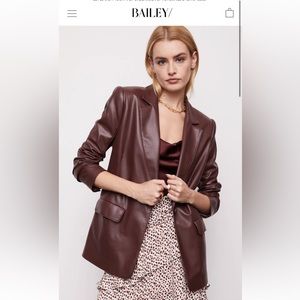 BNWT Bailey 44 Brenda Jacket in Cacao small $428